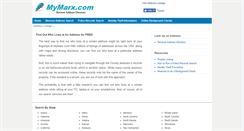 Desktop Screenshot of mymarx.com